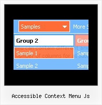 Accessible Context Menu Js Java Pulldown Menu