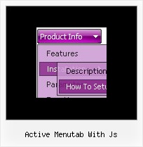 Active Menutab With Js Dhtml Menubars