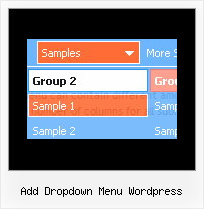 Add Dropdown Menu Wordpress Tree Menu Javascript Dhtml
