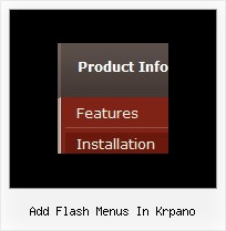 Add Flash Menus In Krpano Javascript Sample Menu