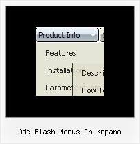 Add Flash Menus In Krpano Dynamic Menu Html