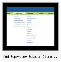 Add Seperator Between Items Virtuemart Menu Html Popup