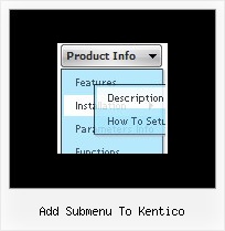 Add Submenu To Kentico Folding Menu Vertical