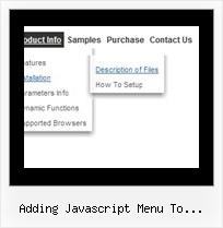 Adding Javascript Menu To Atahualpa Javascript Menus Vertical
