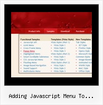 Adding Javascript Menu To Atahualpa Collapsible Menus Samples Dhtml Javascript