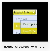 Adding Javascript Menu To Atahualpa Cascading Dropdown Menu