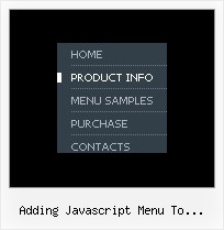 Adding Javascript Menu To Atahualpa Javascript Cascade Menu