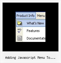 Adding Javascript Menu To Atahualpa Javascript Cool Menus