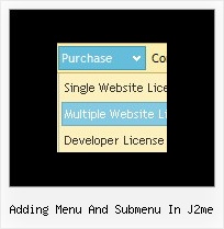 Adding Menu And Submenu In J2me Mouseover Fade In