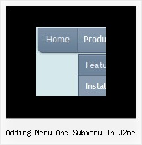 Adding Menu And Submenu In J2me Tutorial Menu Vertical Javascript