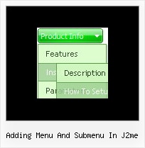 Adding Menu And Submenu In J2me Css Navigation Expanding