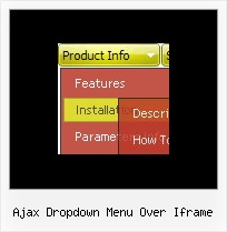 Ajax Dropdown Menu Over Iframe Ejemplos Menu