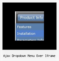 Ajax Dropdown Menu Over Iframe Effective Website Navigation