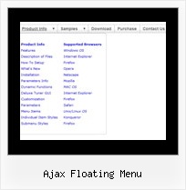 Ajax Floating Menu Dhtml Scrolling Menu Tutorial