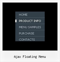 Ajax Floating Menu Menu Desplegable Vertical