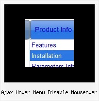 Ajax Hover Menu Disable Mouseover Javascript Winxp Explorer Style Menu