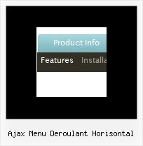 Ajax Menu Deroulant Horisontal Html Javascript Menu Desplegable