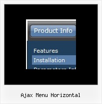 Ajax Menu Horizontal Vertical Xml Menu