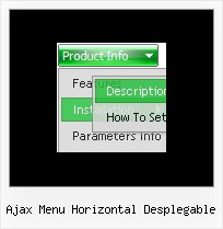 Ajax Menu Horizontal Desplegable Dhtml Scripts