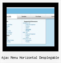 Ajax Menu Horizontal Desplegable Javascriptmenu