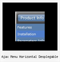 Ajax Menu Horizontal Desplegable Javascript Vertical Menus