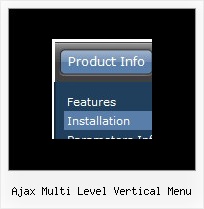 Ajax Multi Level Vertical Menu Javascript Fading Rollover Menu