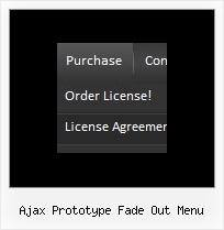 Ajax Prototype Fade Out Menu Menu Bar Icons