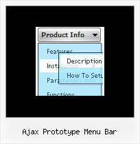 Ajax Prototype Menu Bar Xp Effects Dhtml