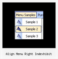 Align Menu Right Indexhibit Menu Css Example