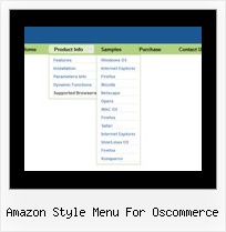 Amazon Style Menu For Oscommerce Paginas Web Con Menus