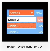 Amazon Style Menu Script Menu With Icons In Java