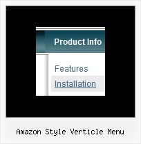 Amazon Style Verticle Menu Drop Menus