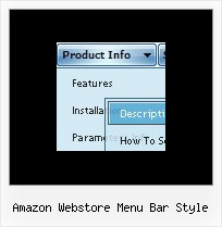 Amazon Webstore Menu Bar Style Dynamic Menu Net