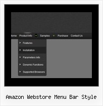 Amazon Webstore Menu Bar Style Vertical Menu Simple