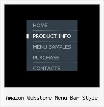 Amazon Webstore Menu Bar Style Creating Menu Using Dhtml