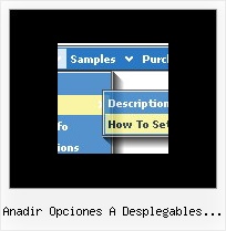 Anadir Opciones A Desplegables Java Frame Cross Drop Down Menu Javascript