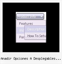 Anadir Opciones A Desplegables Java Gratis Menu Buttons