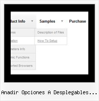 Anadir Opciones A Desplegables Java Html Javascript Tabbed Menu