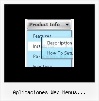 Aplicaciones Web Menus Desplegables Ej Fast Unlimited Submenu Html