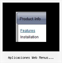 Aplicaciones Web Menus Desplegables Ej Drop Down Menu Vertical Using Javascript