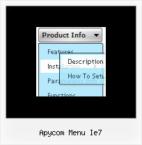 Apycom Menu Ie7 Menu Html Tutorial