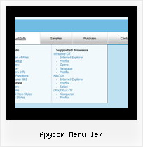 Apycom Menu Ie7 Menu Javascript Frame