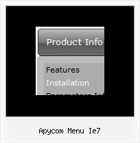 Apycom Menu Ie7 Css Drop Down Horizontal Menu