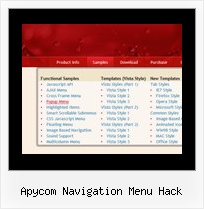 Apycom Navigation Menu Hack Javascript Image Menu
