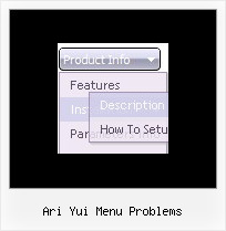 Ari Yui Menu Problems Make Collapsible Menus
