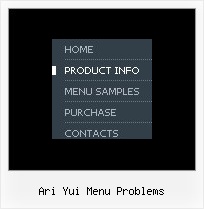 Ari Yui Menu Problems On Mouseover Drop Down Menus