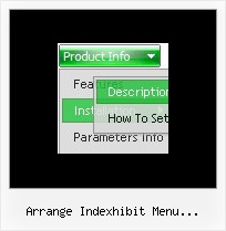 Arrange Indexhibit Menu Horizontally Expandable Javascript Dynamic Pop Menu