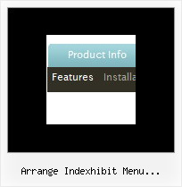 Arrange Indexhibit Menu Horizontally Expandable Fading Dhtml Popup Layer