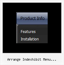Arrange Indexhibit Menu Horizontally Expandable Menus Css