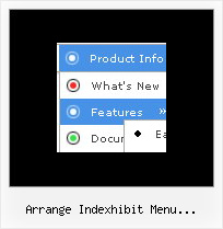 Arrange Indexhibit Menu Horizontally Expandable Navigation Horizontal Templates